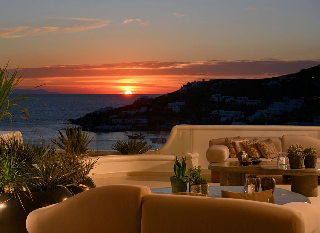Luminous Sunset Bar