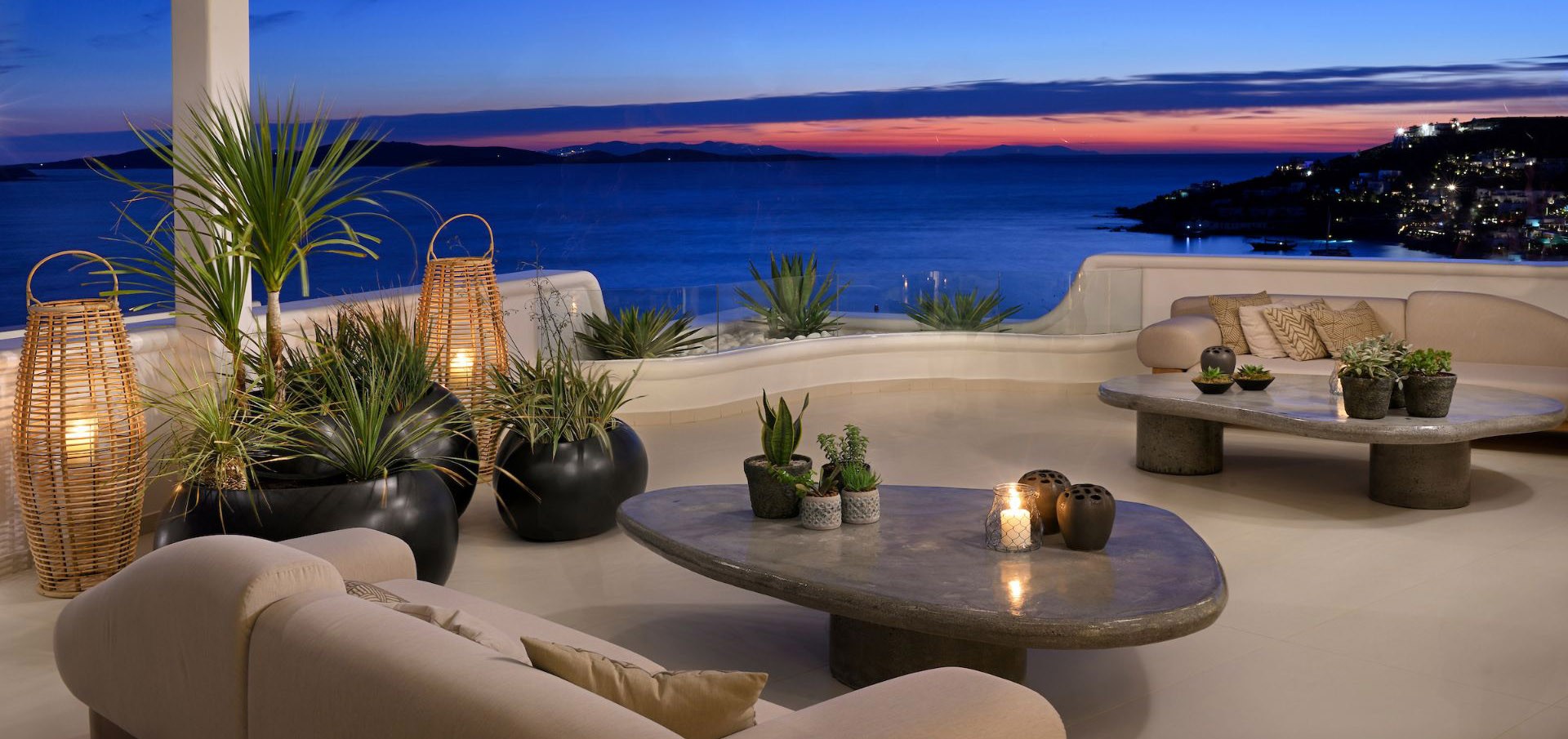 Luminous Sunset Bar